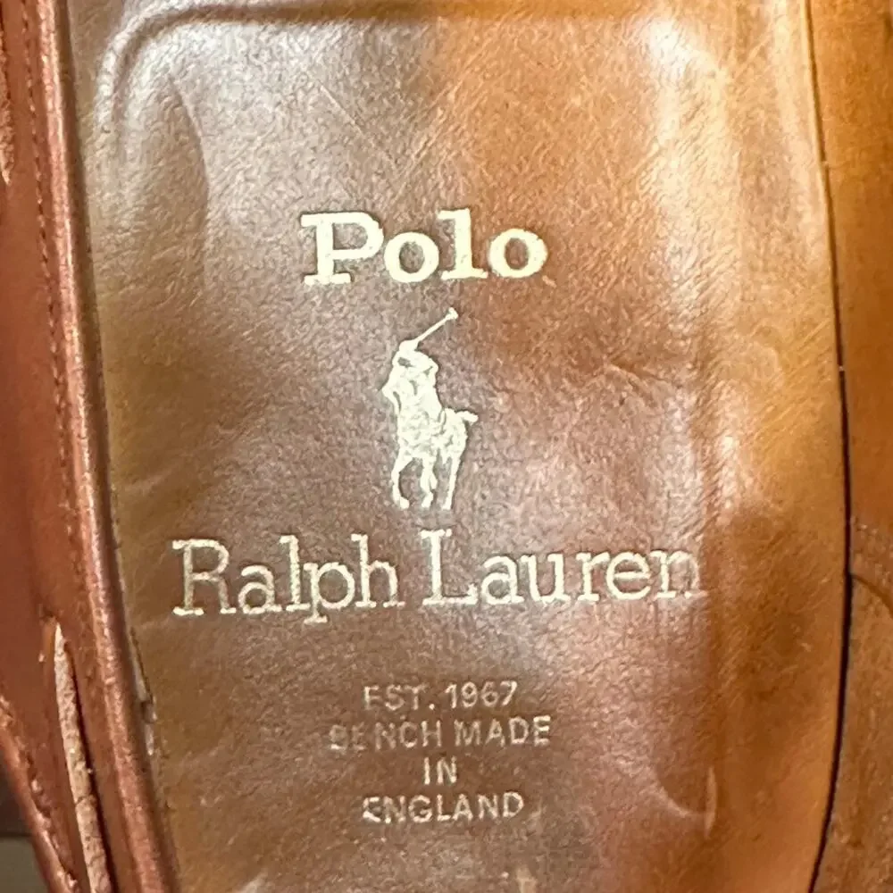NEW HEELS Crockett & Jones x Ralph Lauren Tassel Loafer Bench Made England 8.5 D